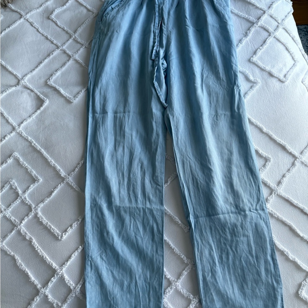 Le Lis Sky Blue flowy pants